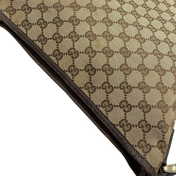 GUCCI Brown Leather Shoulder Bag - Picture 10 of 12